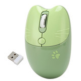 Shanrya Sessiz Kablosuz Yeşil Optik Mouse