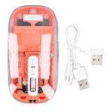 Annadue Sessiz Kablosuz Turuncu Optik Mouse