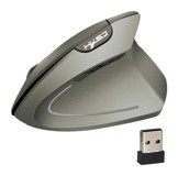 Hxsj T24 RGB Ergonomik Dikey Makrolu Kablosuz Gri Optik Mouse