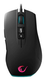 Rampage Flare RGB Makrolu Kablolu Siyah Optik Gaming Mouse