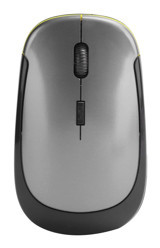 Goshyda Sessiz Ergonomik Kablosuz Gri-Siyah Optik Mouse
