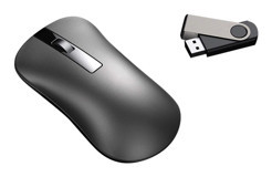 Fiauli XM10 Sessiz Makrolu Kablosuz Metalik Gri Optik Gaming Mouse