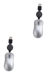 Gadpiparty Sessiz Kablosuz Gümüş Optik 2 Adet Mouse