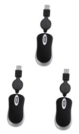 Osaladı Sessiz Kablolu - Kablosuz Siyah Optik Mouse