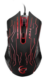 Mistaha G820 RGB Makrolu Kablolu Siyah Optik Gaming Mouse