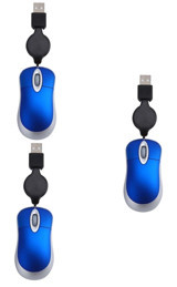Jojofuny Kablosuz Mavi Optik 3 Adet Mouse