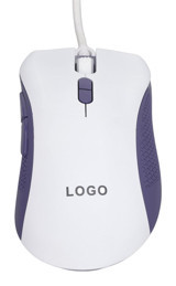 Gowenic Ergonomik Kablolu Beyaz Optik Mouse