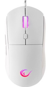 Rampage Radiant M1 RGB Makrolu Kablolu Beyaz Optik Gaming Mouse