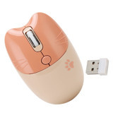 Shanrya Sessiz Kablosuz Krem Optik Mouse