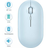 Sanlindou Tablet Uyumlu Kablosuz Mavi Optik Mouse