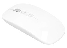 Ashata Tablet Uyumlu Sessiz Makrolu Kablosuz Beyaz Optik Mouse
