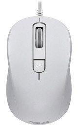 Asus MU101C Sessiz Kablolu Beyaz Optik Mouse
