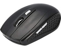 Decisive Ergonomik Makrolu Kablosuz Siyah Optik Mouse