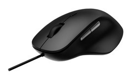 Rapoo Sessiz Makrolu Kablolu Siyah Optik Mouse
