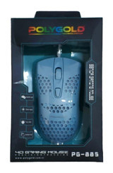 Polygold PG-885 RGB Makrolu Kablolu Mavi Optik Gaming Mouse