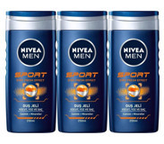 Nivea Men Sport Duş Jeli 3x250 ml