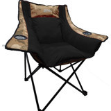 Gray Wolf Comfort Katlanır Kolçaklı Siyah Yetişkin Tekli Kamp Sandalyesi