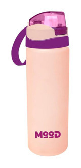 Herevin Mood Mor - Pembe Plastik Spor Yetişkin Matara 750 ml