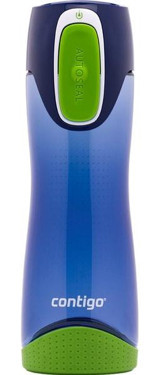 Contigo Swish Autoseal Yeşil-Mavi Tritan Spor Yetişkin Matara 500 ml