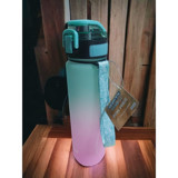 Gıpta Cool-J Lock Lila-Turkuaz Plastik Spor Yetişkin Matara 1 lt