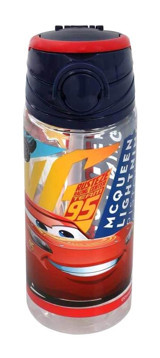 Ottonya Cars Lightning 44207 Şimşek Mcqueen Pipetli Çok Renkli Plastik Okul Çocuk Suluk 500 ml