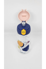 Gıpta Cool-J Medium K7549 Pipetli Mavi-Pembe Tritan Okul Çocuk Suluk 600 ml