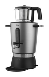 Beko SE 8036 Otomatik Cam Demlikli 2200 W Işıklı Paslanmaz Çelik Inox Çay Makinesi