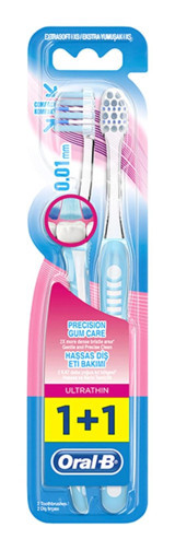 Oral-b Ultrathin Compact Orta Sert Manuel Yetişkin Diş Fırçası Mavi