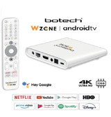 Botech Wzone White 32 GB Kapasteli 2 GB Ram Wifi 4K Android TV Box