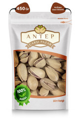 Antep Çarşı Pazar Ana Çıtlak Kabuklu Kavrulmuş Antep Tane Antep Fıstığı 450 gr