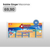 Macromax Oluklu 5'li Bulaşık Süngeri
