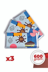Fix Chocolate Antep Fıstığı Kadayıf Dolgulu Sütlü Dubai Çikolatası 200 gr 3'lü