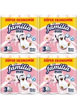 Familia Plus 3 Katlı Kokulu Renkli 4x32'li Rulo Tuvalet Kağıdı