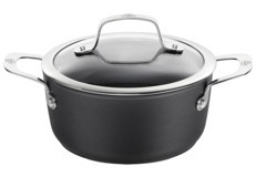 Ballarini Alba 750024850 Cam Kapaklı Granit Derin Tencere