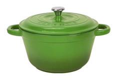 Lava New Heritage Demir Döküm 22 cm Derin Tencere Yeşil