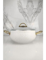 Lines Gold 152.4.01.108 Cam Kapaklı Granit 20 cm Derin Tencere