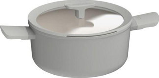 Berghoff Leo Balance 3950429 Cam Kapaklı Alüminyum 24 cm Derin Tencere