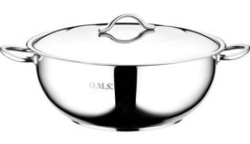 Oms Collection Paslanmaz Çelik 26 cm Derin Tencere