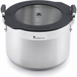 MasterPro Smart Serisi 3779 Cam Kapaklı Paslanmaz Çelik 24 cm Derin Tencere