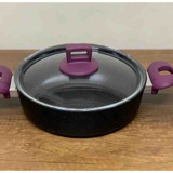 Esse Cam Kapaklı Granit 24 cm Karnıyarık Tencere