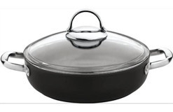Saften SF8628TT Cam Kapaklı Döküm 28 cm Basık Tencere