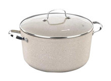 Korkmaz Granita A1261 Cam Kapaklı Granit 24 cm Derin Tencere