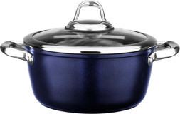 Leggno MST2828DT24BL Master Daily Cam Kapaklı Döküm 24 cm Derin Tencere