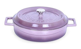 Lava Trendy Döküm 24 cm Basık Tencere Mor
