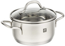 Zwilling 666521400 Cam Kapaklı Paslanmaz Çelik 14 cm Derin Tencere