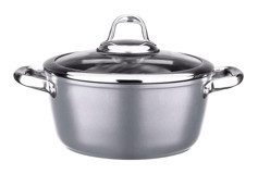 Leggno MST2828DT24GR Master Daily Cam Kapaklı Titanyum 24 cm Derin Tencere