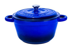 Lava New Heritage Demir Döküm 22 cm Derin Tencere Mavi