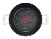 Tefal G25571 Cam Kapaklı Titanyum 26 cm Basık Tencere