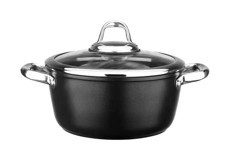 Leggno MST2828DT20BK Master Daily Cam Kapaklı Titanyum 20 cm Derin Tencere