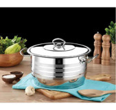 Safinox Flavia İndüksiyon Paslanmaz Çelik 28 cm Derin Tencere